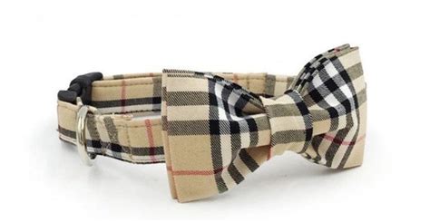 burberry dog collar large|burberry bow tie dog collar.